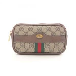 GUCCI Brown Leather Fanny Pack